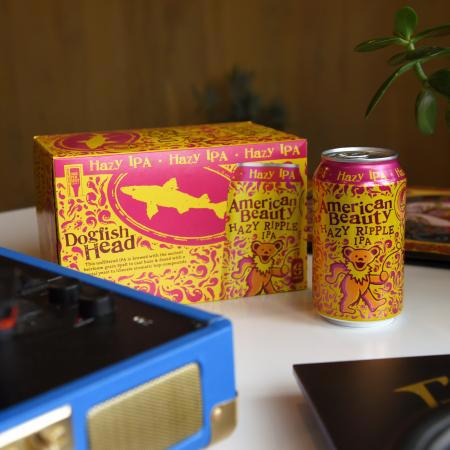 American Beauty Hazy Ripple IPA by Dogfish Head Craft Brewery