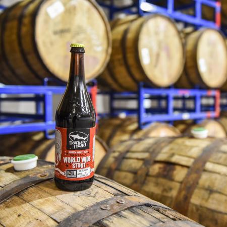Bourbon Barrel-Aged Vanilla World Wide Stout by Dogfish Head Craft Brewery