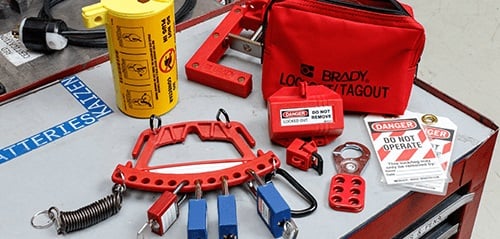 Lockout devices, padlocks, lock tagout tags, and other lockout products.