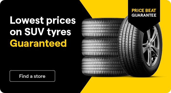 Lowest tyre prices guaranteed