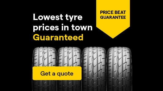 Lowest tyre price Guaranteed