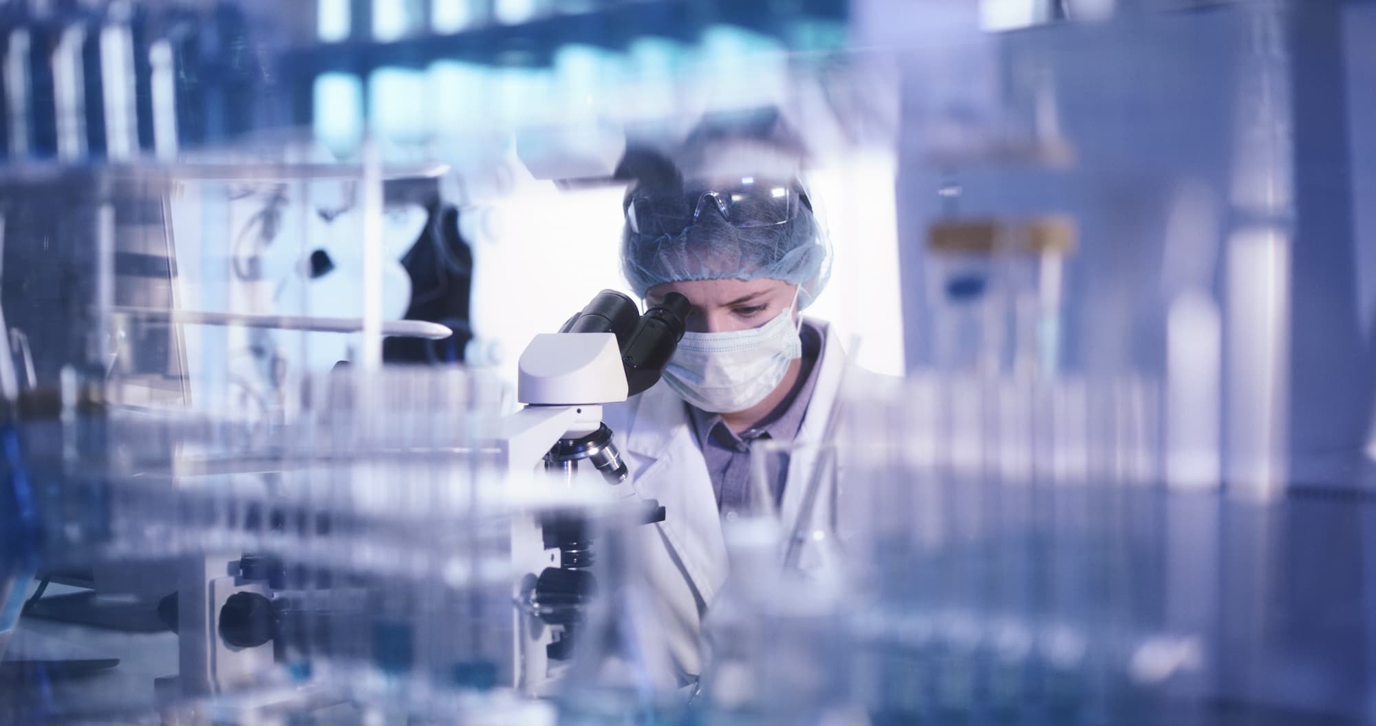 Woman in a laboratory