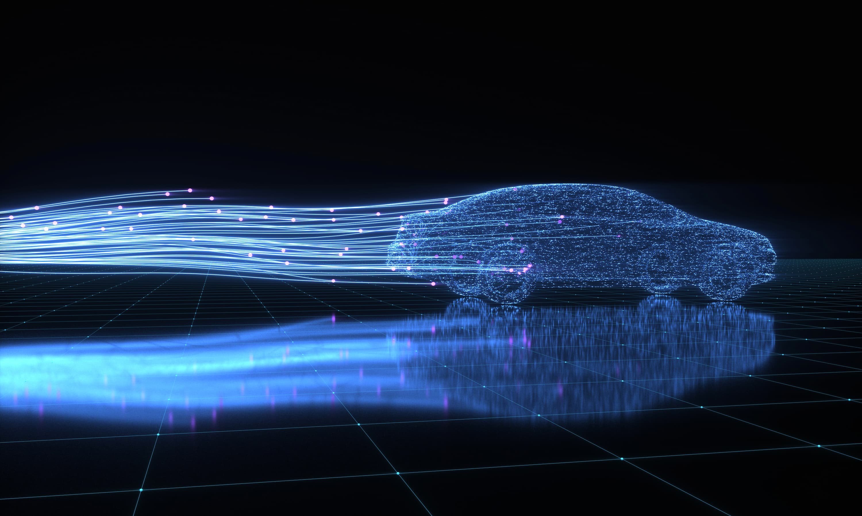 Connected driving car