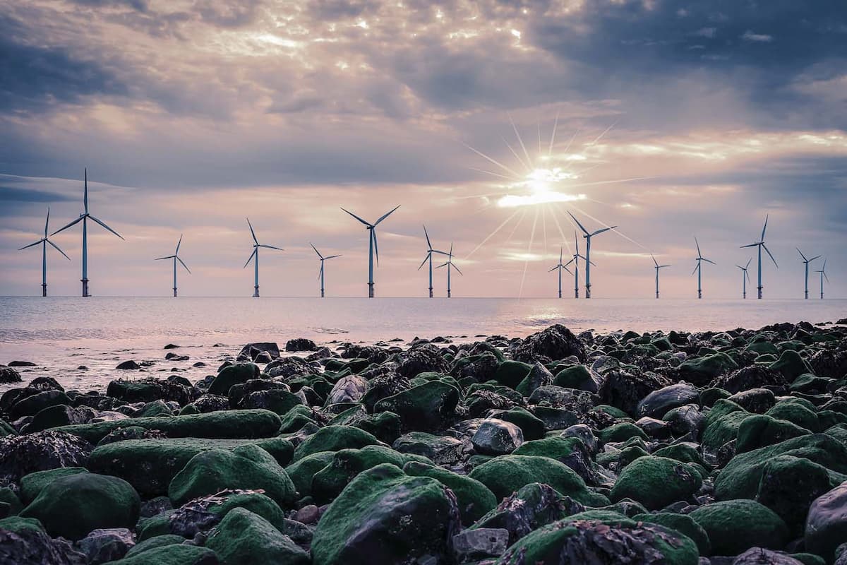 Saint Nazaire Wind energy Windmills at Saint Nazaire