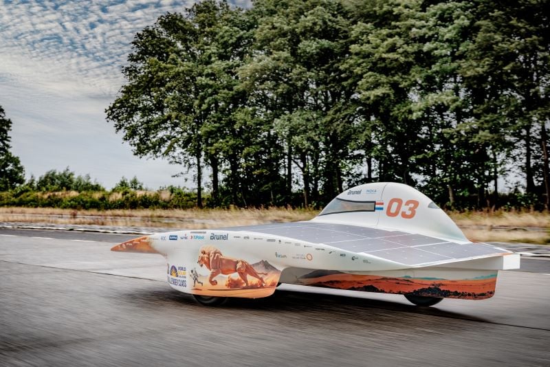 Card Brunel Solar Team website