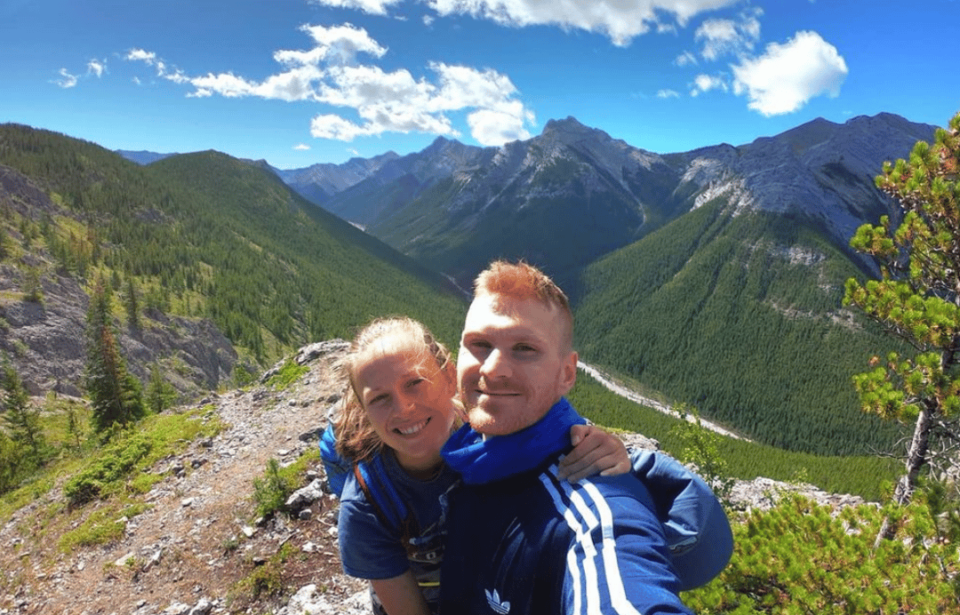 Photograph of Dan Cherry and Wife Hiking