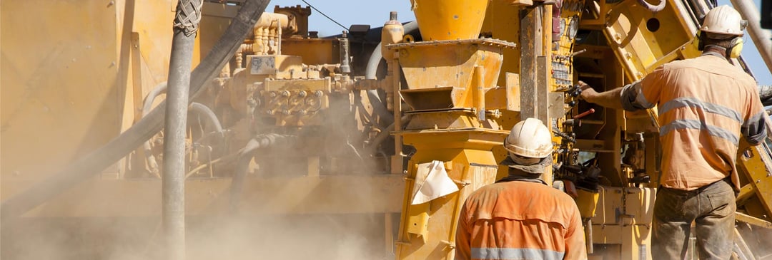 Australian mining workers on site
