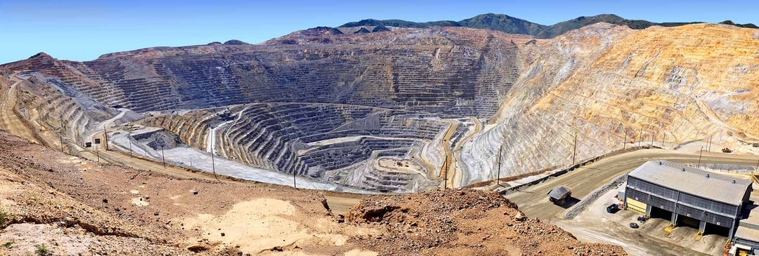 Open pit mine at Bingham Mine, Utah