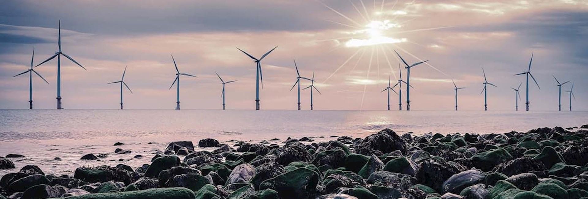 Wind turbines over water