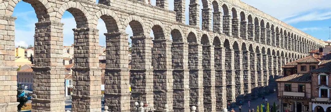 Sergovia Spain aquaduct arches