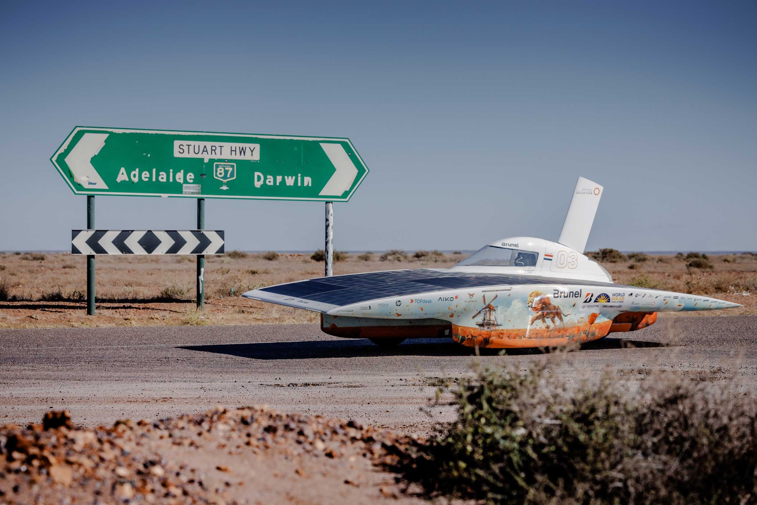 Nuna 13 on the Stuart Highway