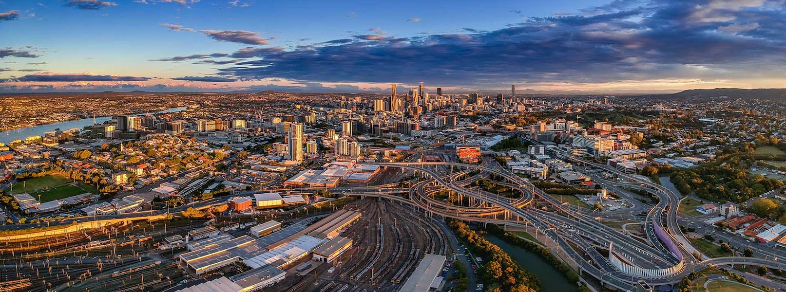 Brisbane Australia from the air