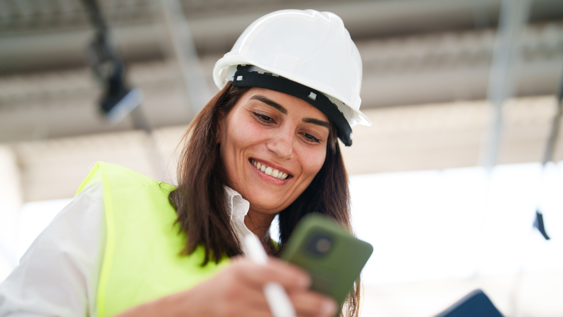 female project manager on construction site