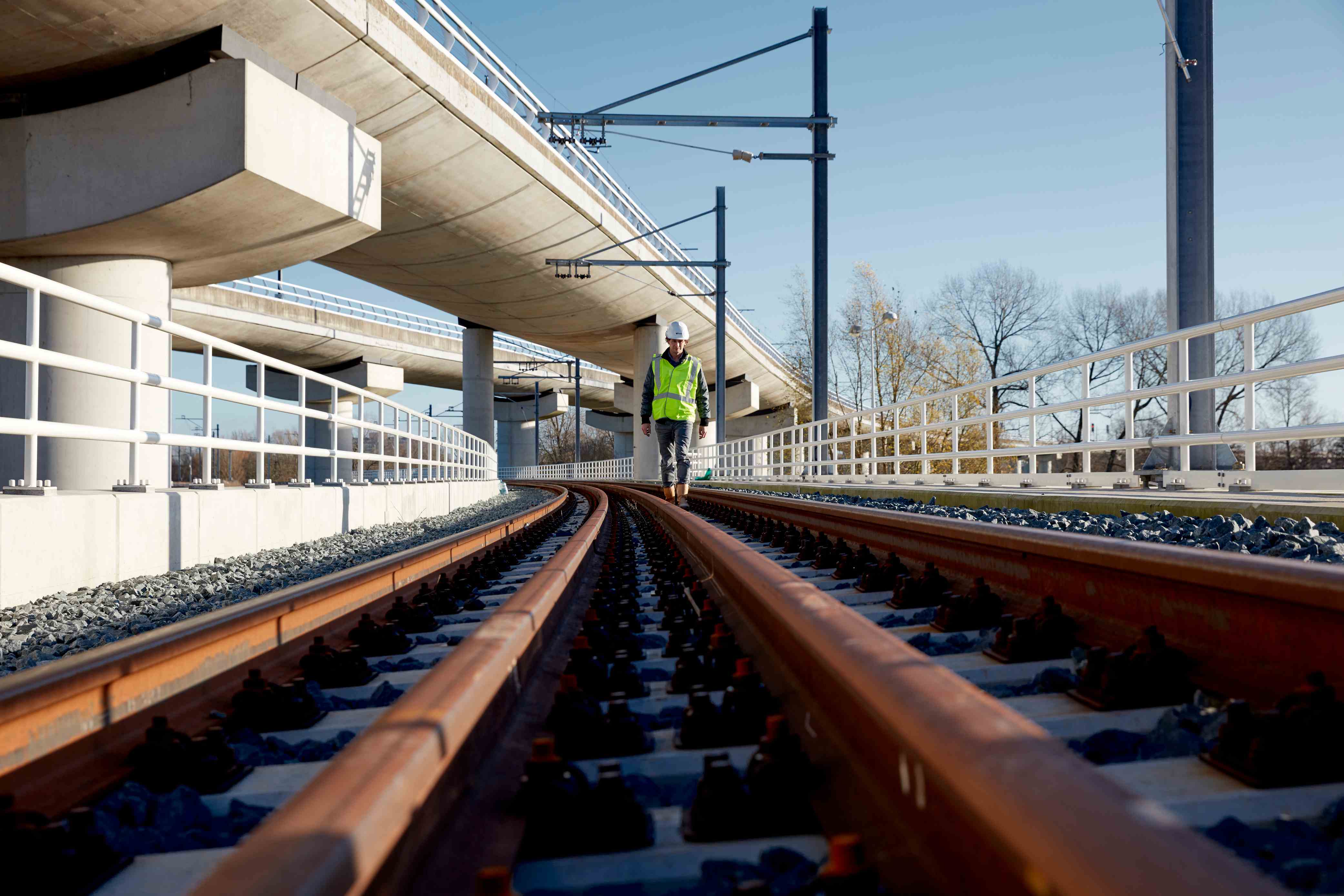 Bouwkundig ingenieur op spoor