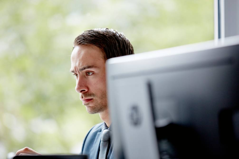 Backend-Developer bei der Arbeit