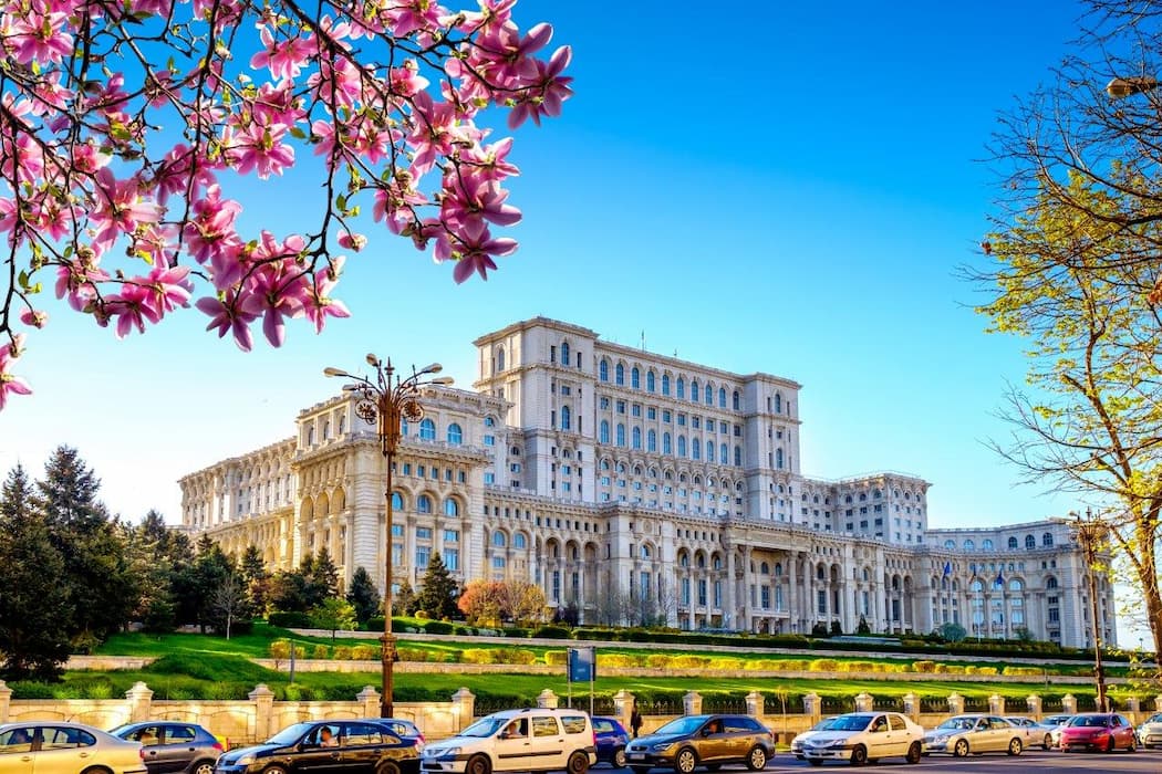Building in Bucharest Romania