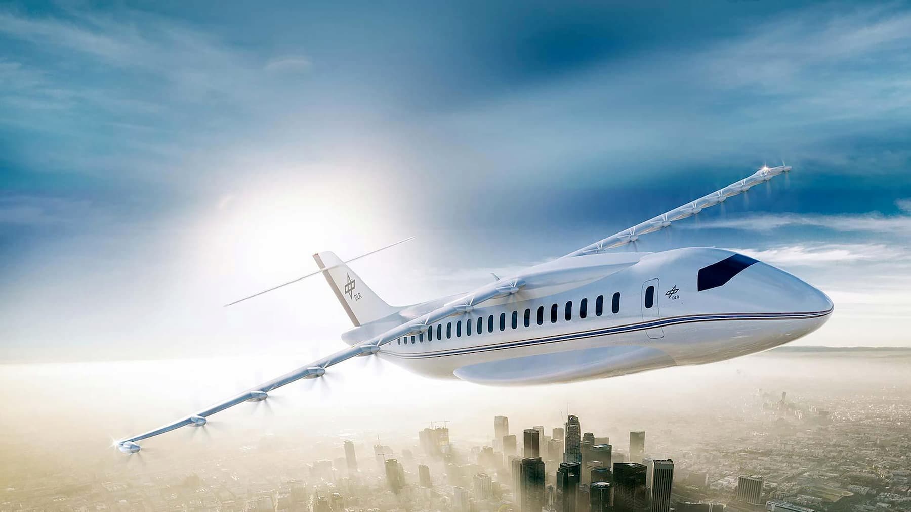 Green type of airplane