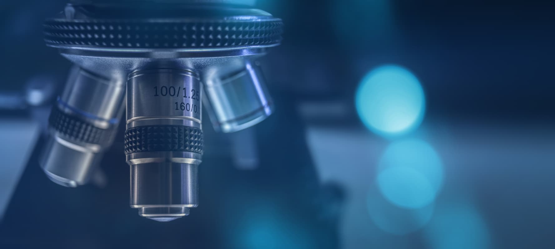 Detail of a microscope
