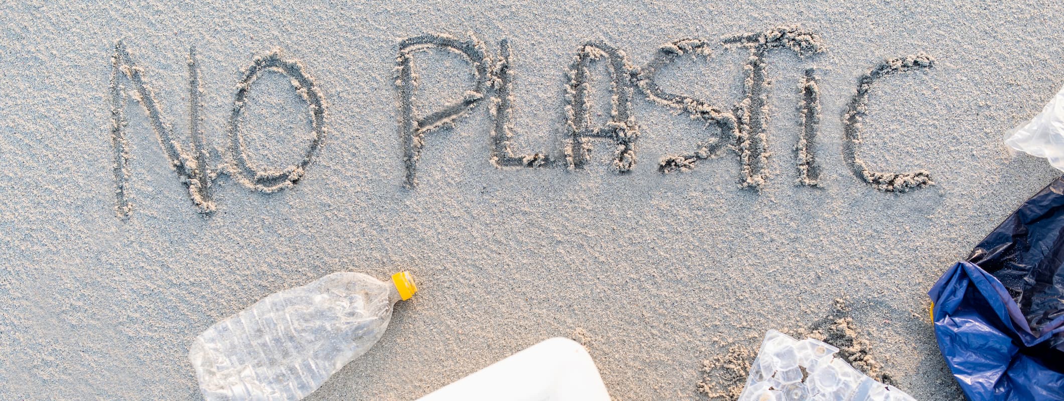 No plastic at the beach