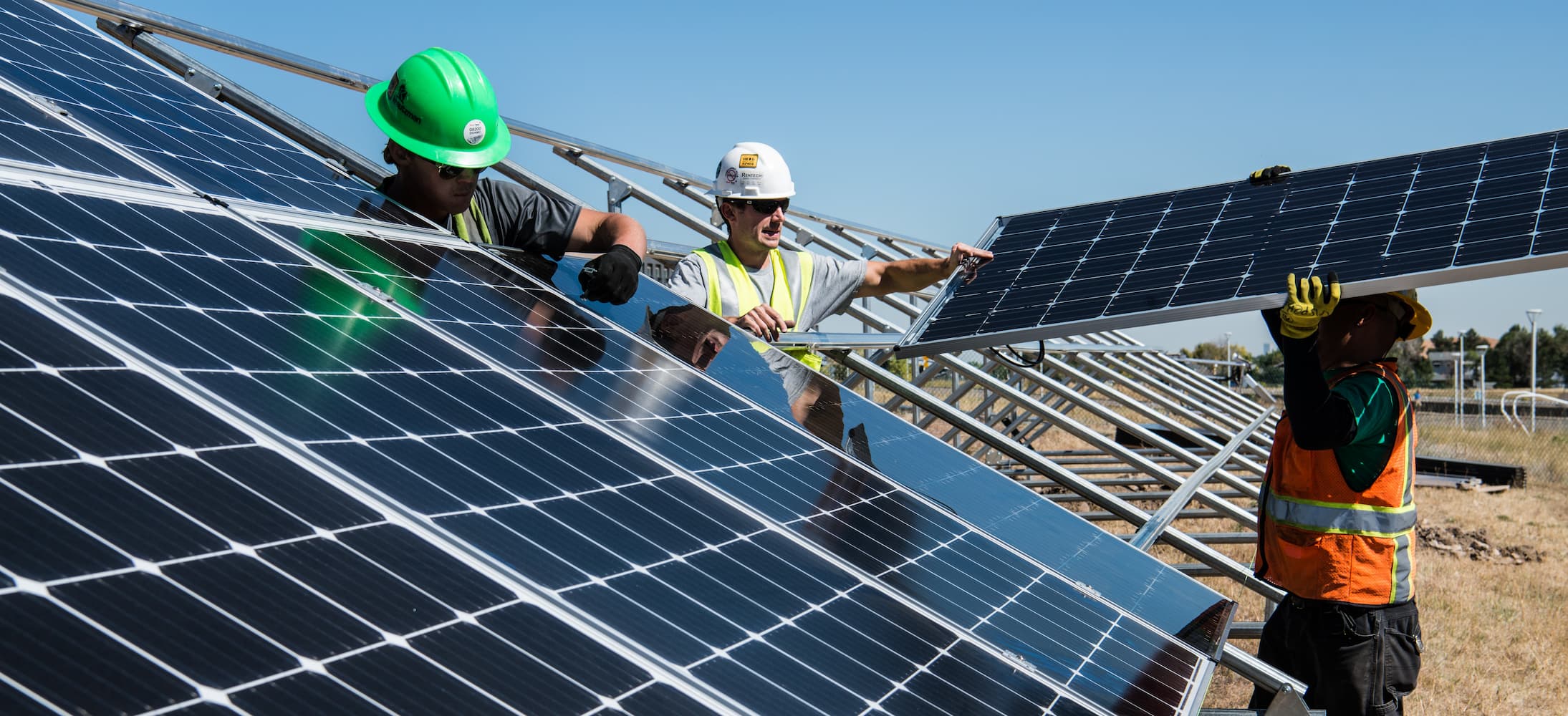 Solar workers