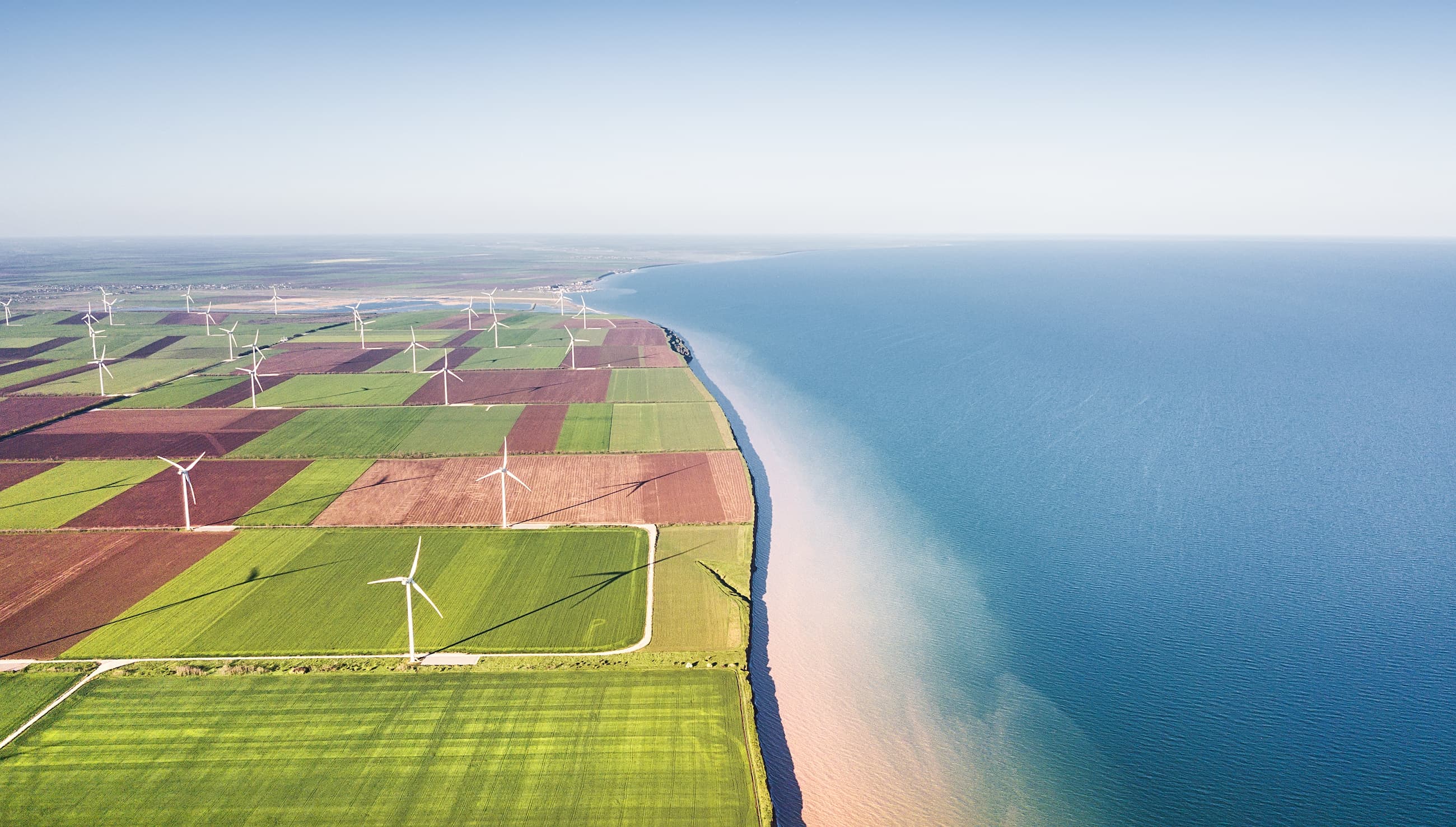 Onshore offshore wind