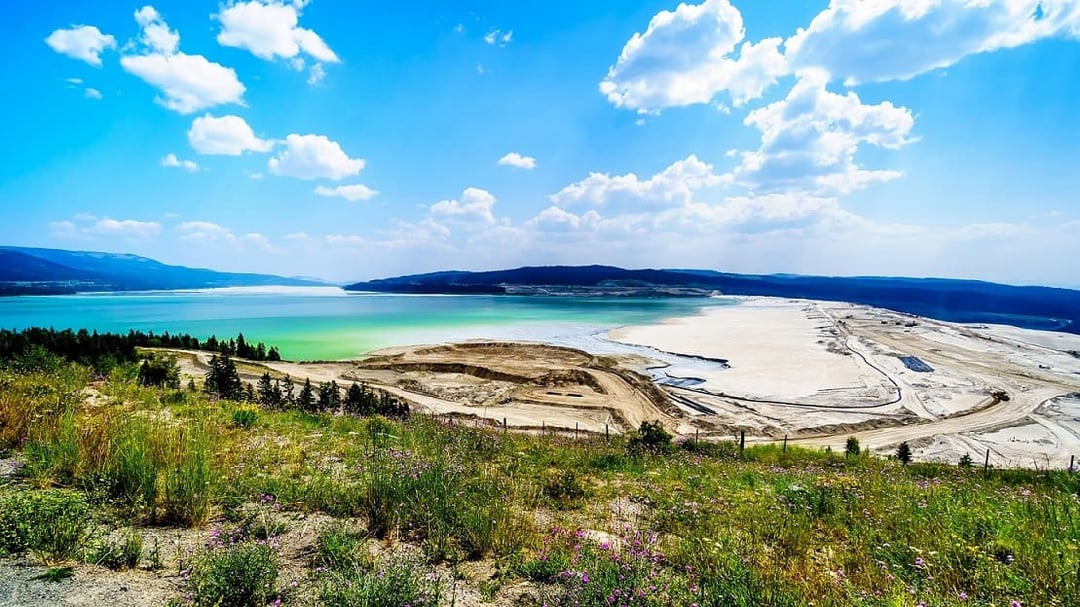 Mining pond in Canada