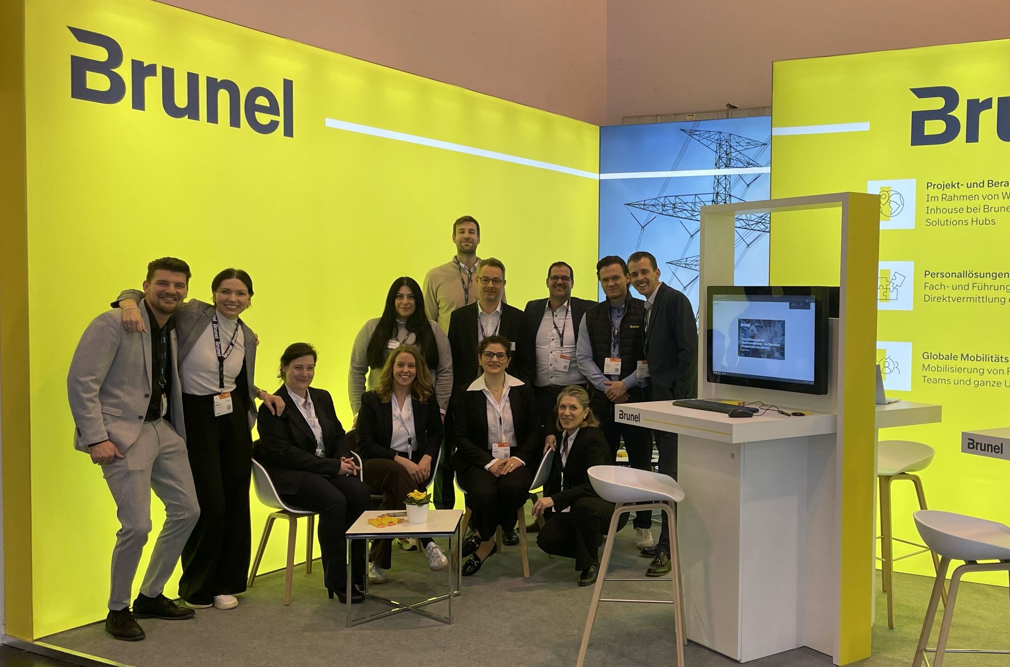 Image of Brunel team at an event