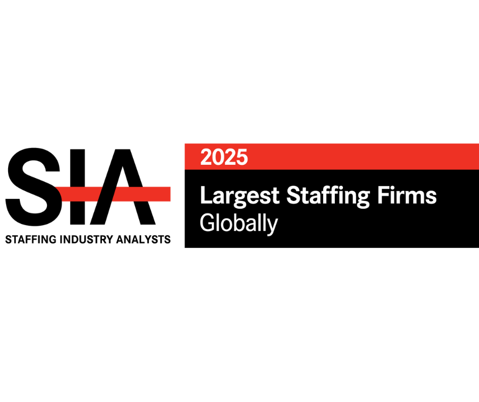 Staffing Industry Analysts 2025 Largest Staffing Firms Globally badge.