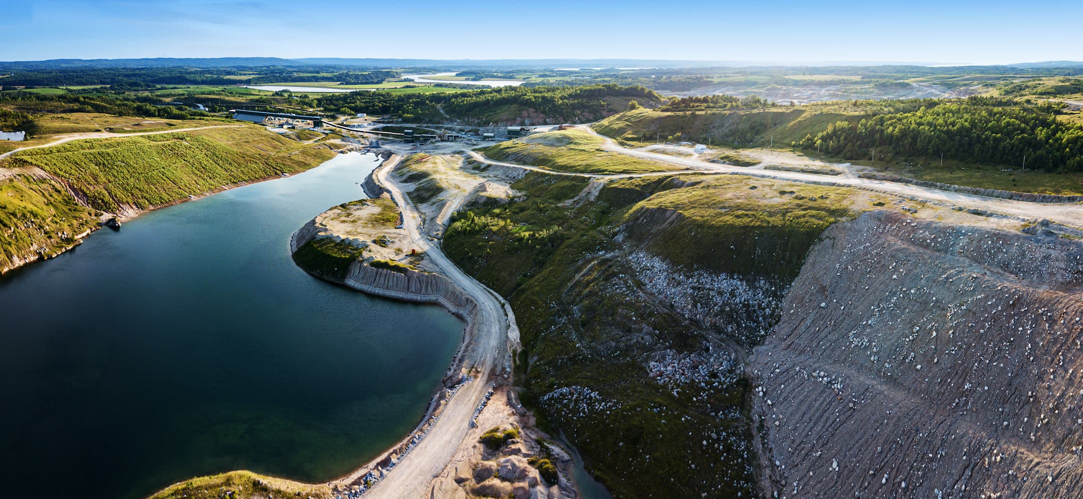 Green mining site
