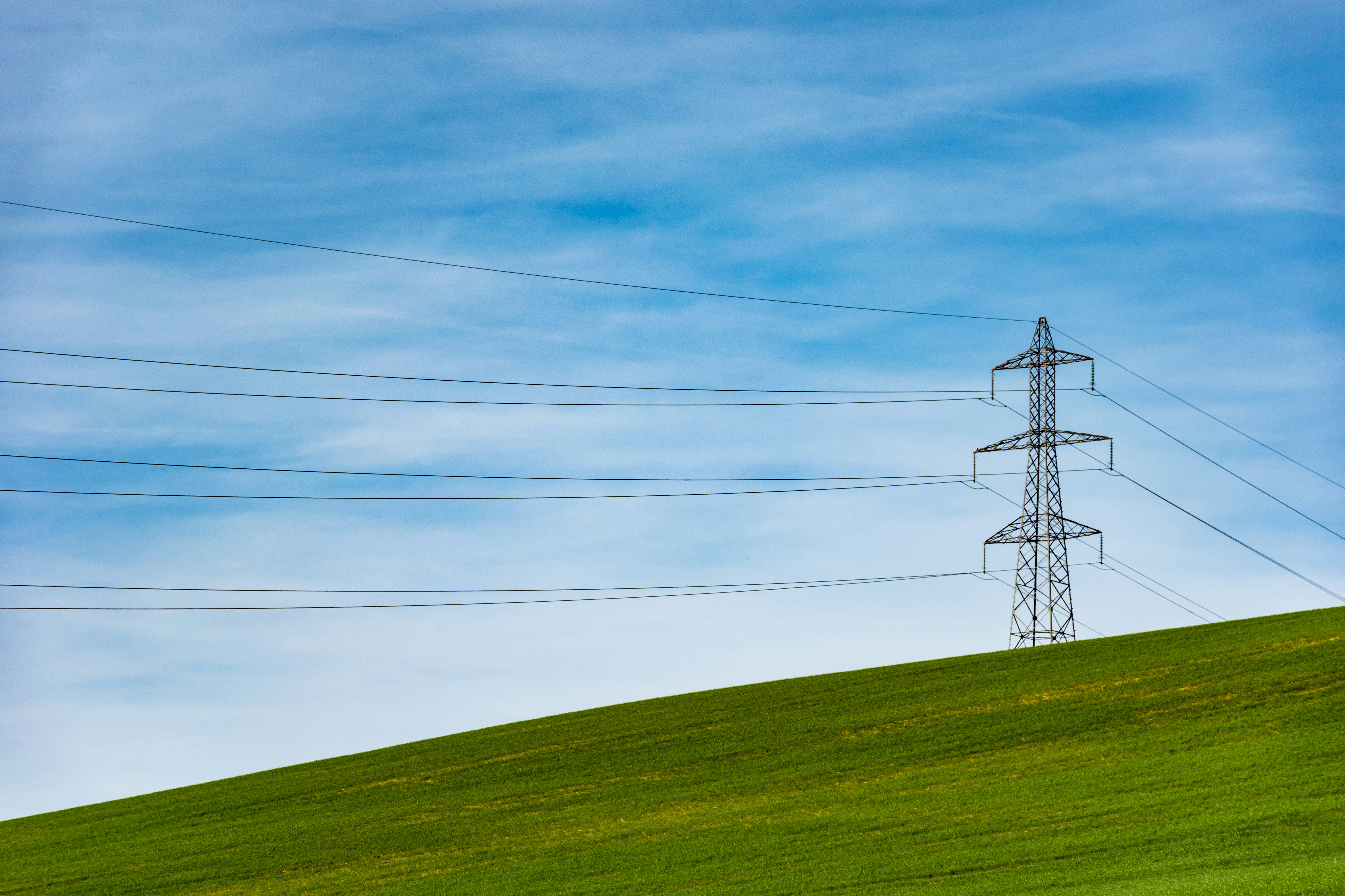 Electricity transmission lines supporting cross-border power connections