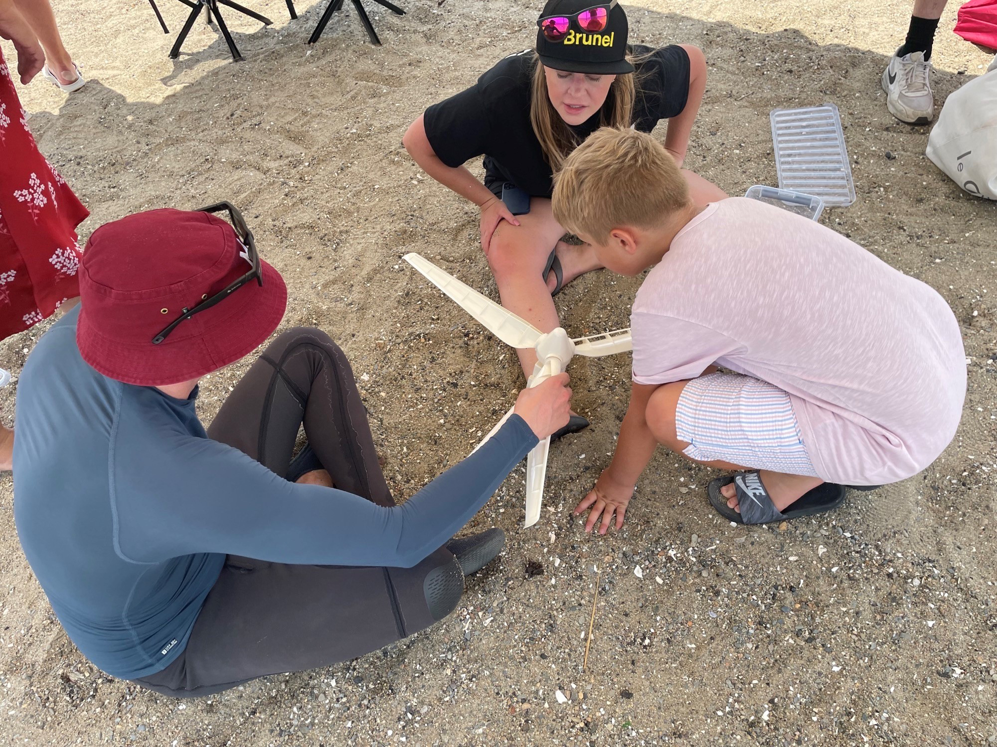 windturbines bouwen tijdens ons windenergie family event