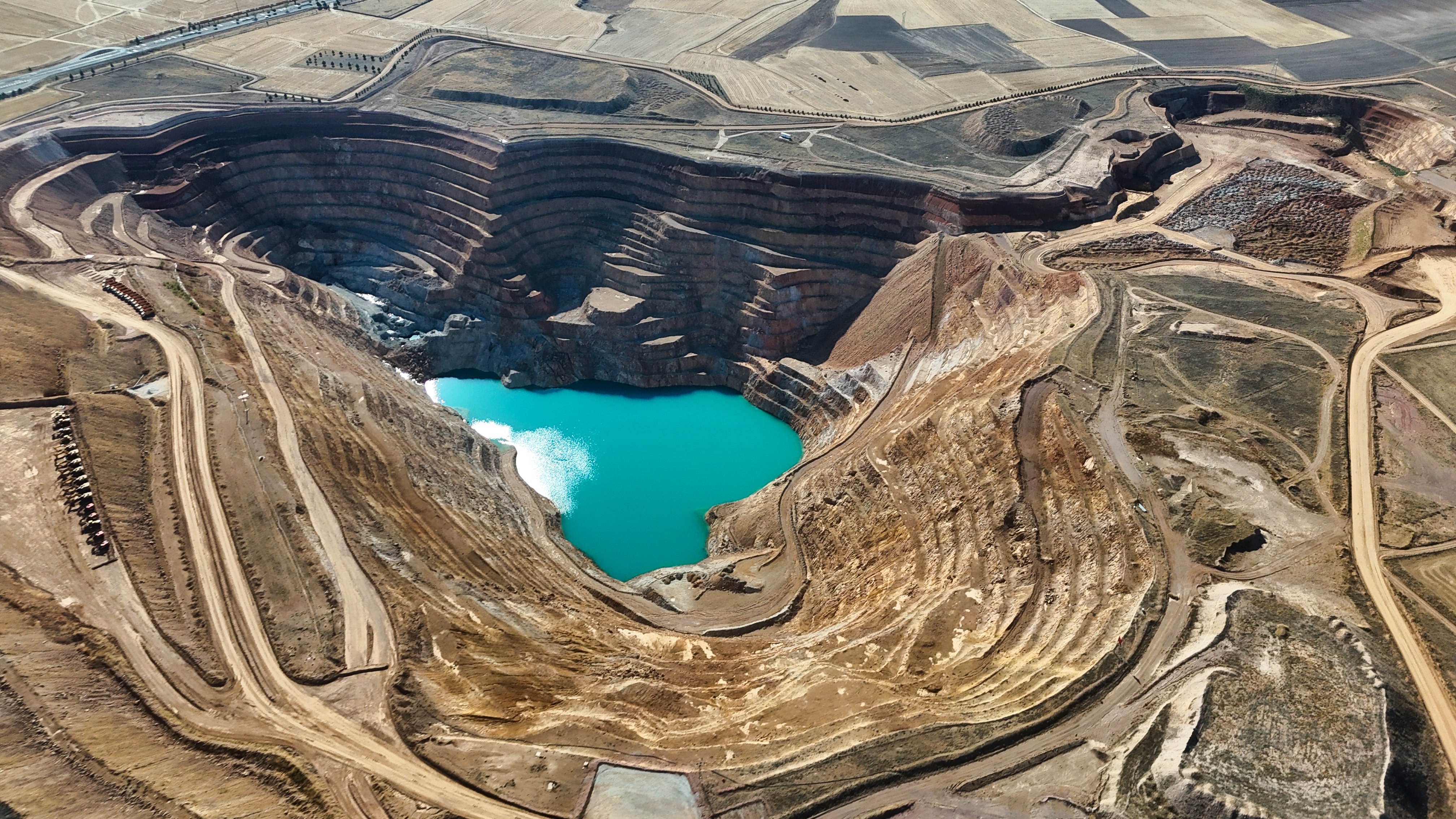 Image of reclaimed mine. Brunel provides full-scale project solutions & recruitment for mining companies.