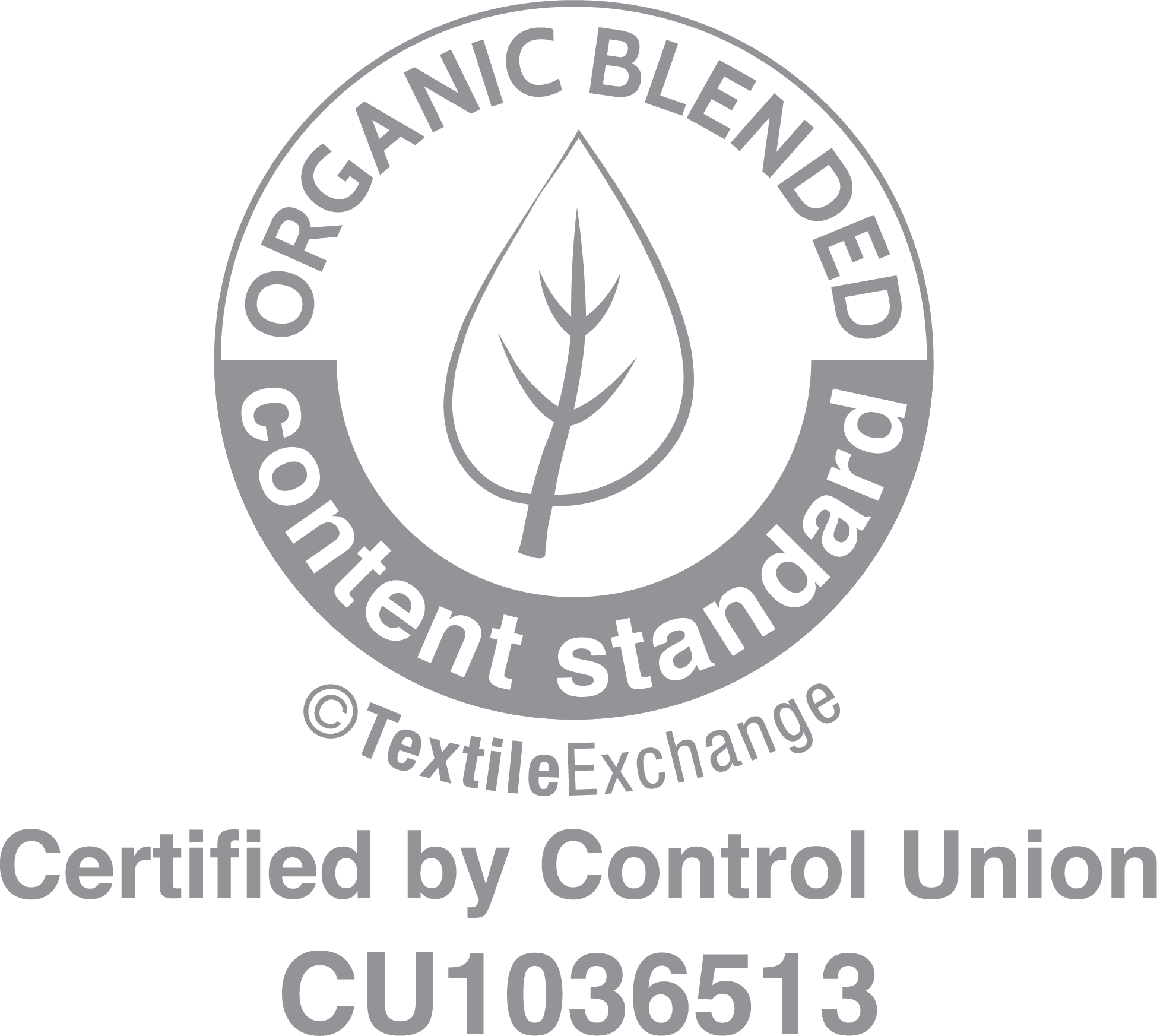 Organic Content Standard Blended certified CU1036513