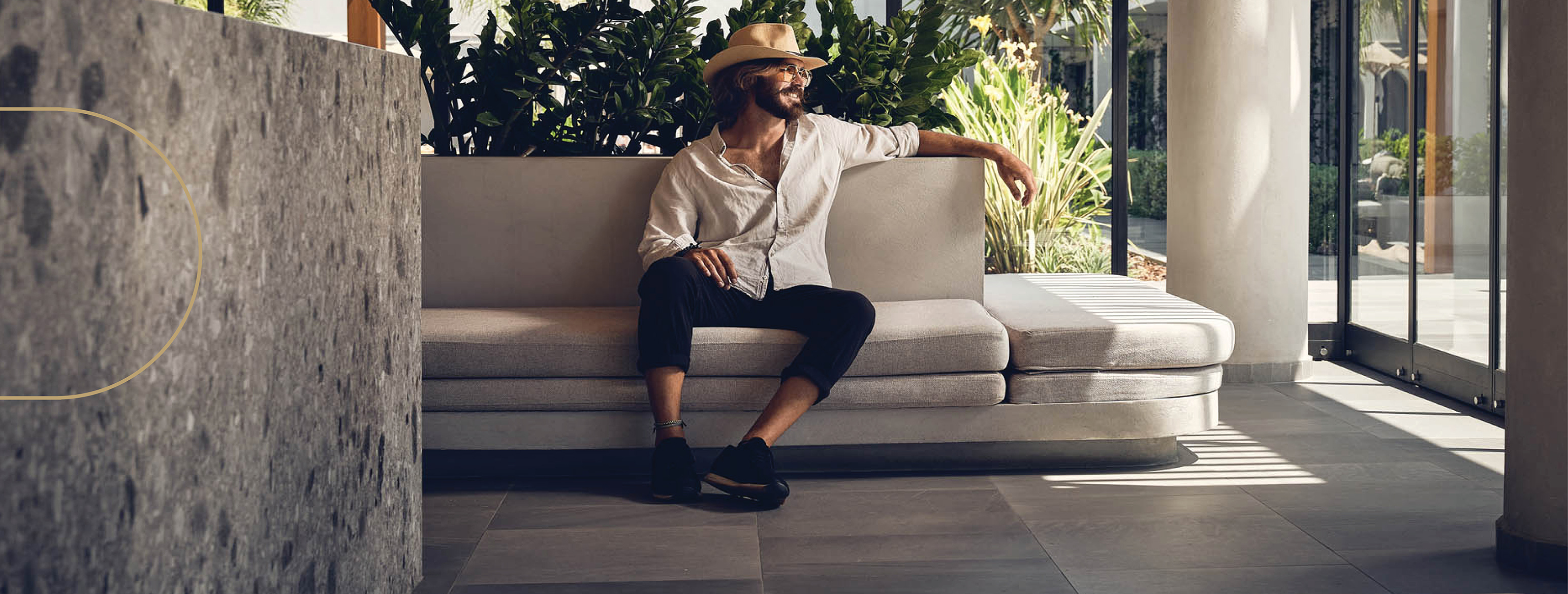FR-One fabrics in Contessina Hotel Greece