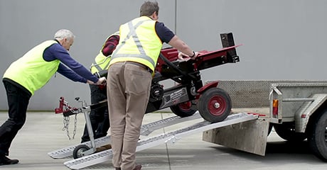 Transport of Log Splitter