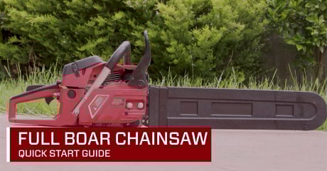 full boar petrol chainsaw