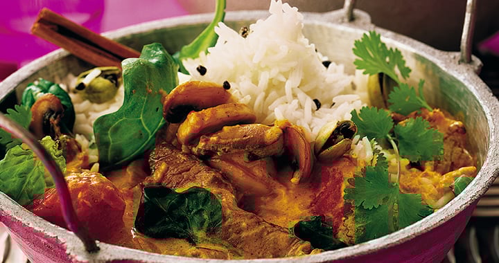 Aromatic beef curry