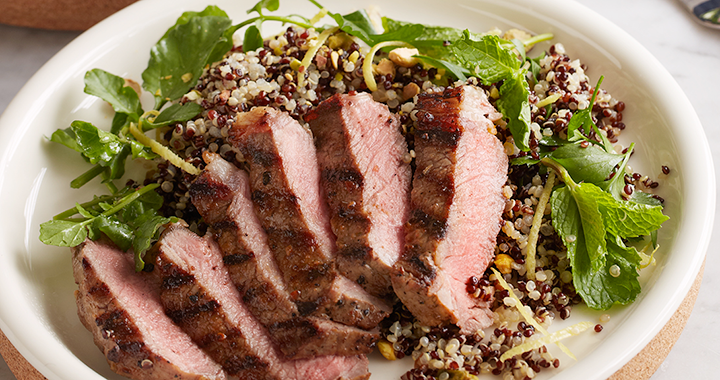 Grilled Sirloin Quinoa 