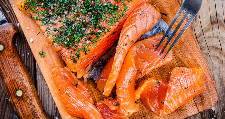 Hot Smoked Salmon with Citrus