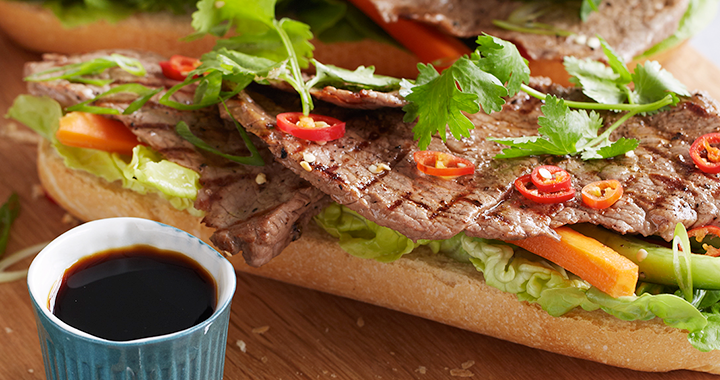 Vietnamese Topside Rolls With Pickled Vegetables