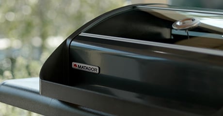 matador double skinned hood bbq