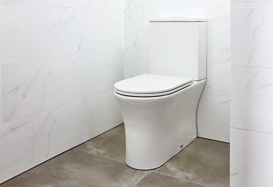 rimless toilet