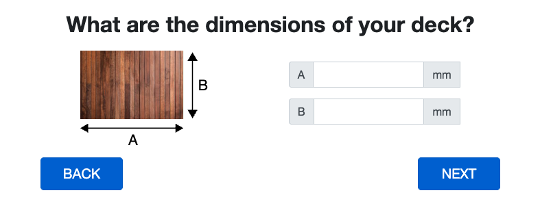 Decking calculator 
