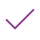 purple check mark