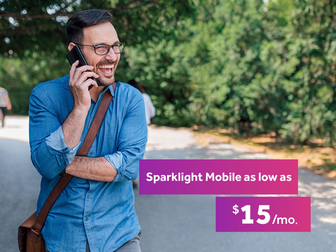 Sparklight Mobile as low as $15/mo.