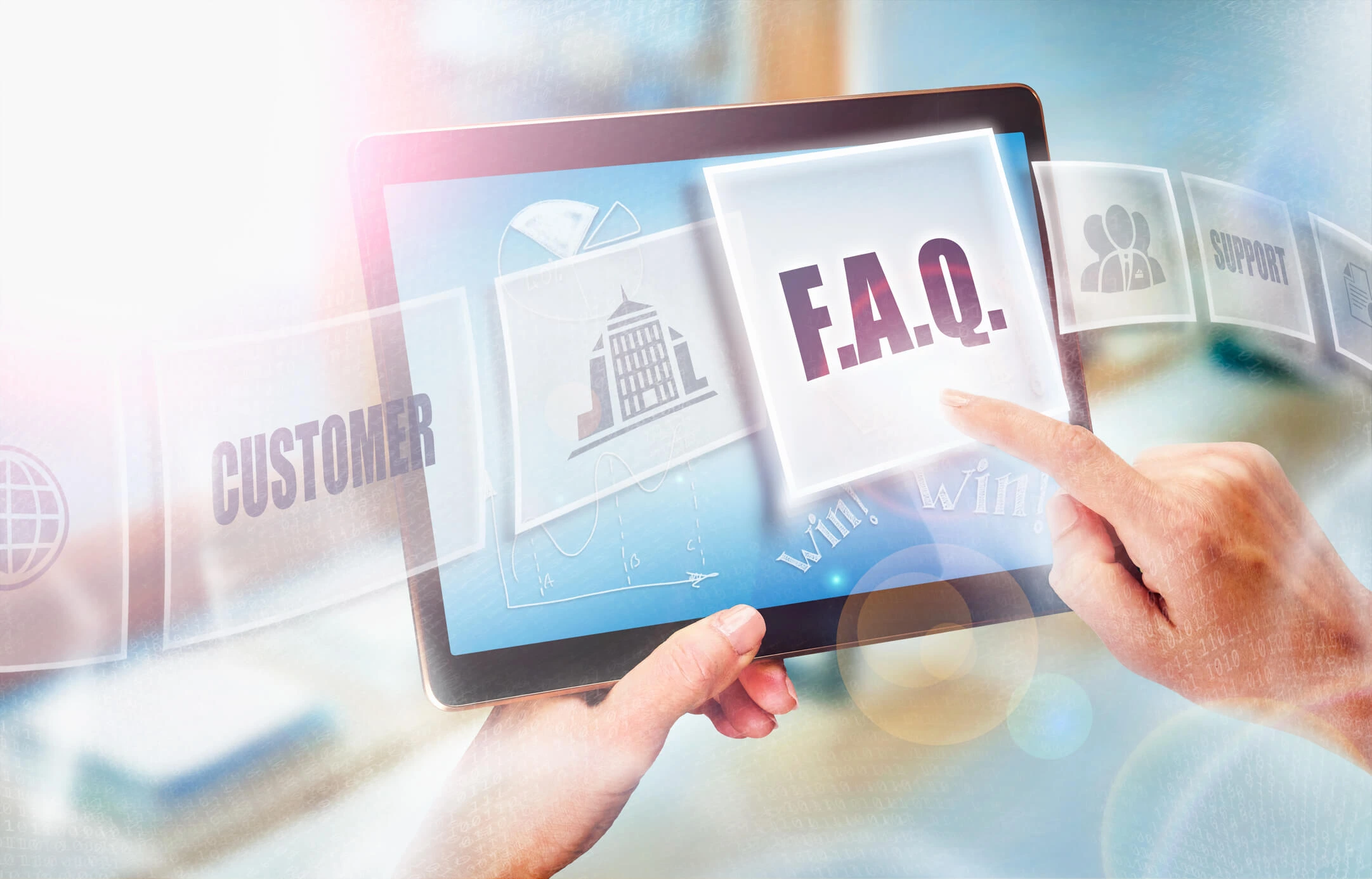 customer FAQs and support