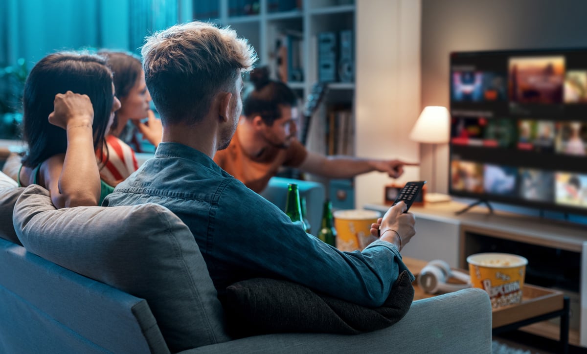 Friends Watch TV Together