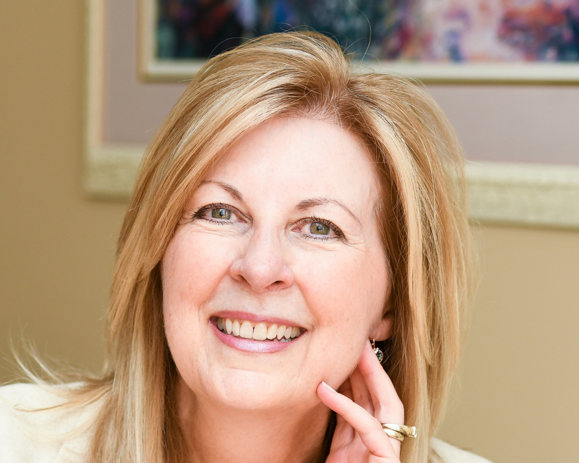 Barbara Carnegie portrait, warm tone