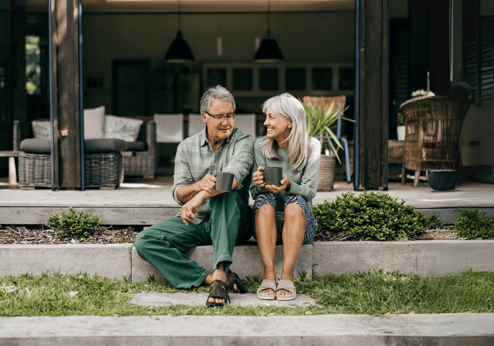 Retiree couple