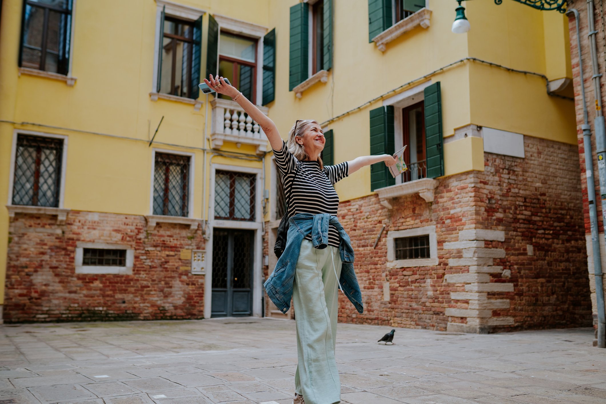 Dancing retiree